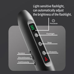 Tsattine N10 Ultrasonic Dog Repeller with LED Electricity Display & Flashlight, N10