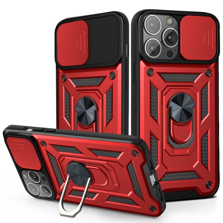 Sliding Camera Cover Design TPU+PC Protective Case, For iPhone 13 Pro Max