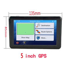 Q5 Car 5 inch HD TFT Touch Screen GPS Navigator Support TF Card / MP3 / FM Transmitter, Europe Map, Australia Map, North America Map, Southeast Asia Map, Middle East Map, South America Map, Africa Map