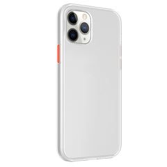 Skin Feel Frosted PC + TPU Shockproof Case with Color Button, For iPhone 12 mini, For iPhone 12 / 12 Pro, For iPhone 12 Pro Max