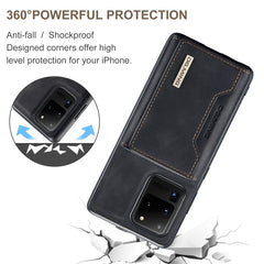 DG.MING M2 Series 3-Fold Multi Card Bag Back Cover Shockproof Case with Wallet & Holder Function, For Samsung Galaxy S20 Ultra, For Samsung Galaxy S20+
