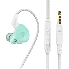 QKZ AK6-X 3.5mm In-Ear Wired Subwoofer Sports Earphone with Microphone, Cable Length: About 1.2m, 1 PCS