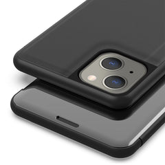 Plated Mirror Horizontal Flip Leather Case with Holder, For iPhone 13, For iPhone 13 Pro, For iPhone 13 Pro Max, For OnePlus Nord 2 5G, For OnePlus N200 5G
