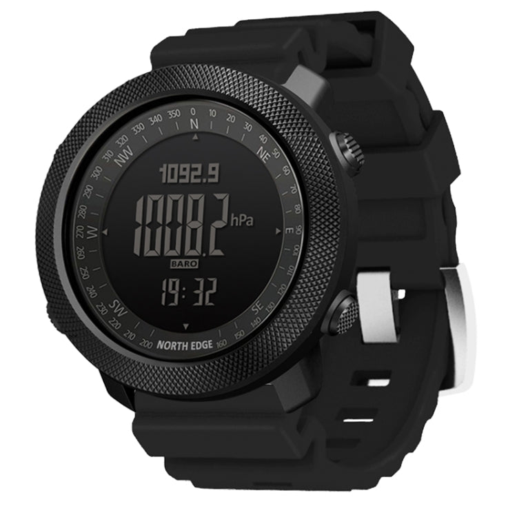 NORTH EDGE Multi-function Waterproof Outdoor Sports Electronic Smart Watch, Support Humidity Measurement / Weather Forecast / Speed Measurement, Silicone Strap