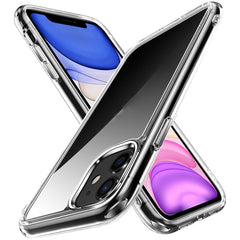 TPU + PC Transparent Shockproof Protective Case, For iPhone 11, For iPhone 11 Pro Max, For iPhone 12 Pro Max, For iPhone 12 Pro, For iPhone 12