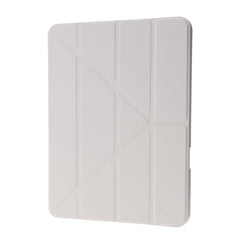 Deformation Transparent Acrylic Horizontal Flip PU Leather Case with Multi-folding Holder & Sleep / Wake-up Function & Pen Slot, For iPad Air 2022 / 2020 10.9, For iPad Pro 11.0 2021 / 2020 / 2018, For iPad 9.7 2017 / 2018 / Pro 9.7                    ...