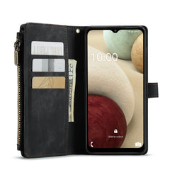 CaseMe-C30 PU + TPU Multifunctional Horizontal Flip Leather Case with Holder & Card Slot & Wallet & Zipper Pocket, For Samsung Galaxy A12, For Samsung Galaxy A52 5G / 4G, For Samsung Galaxy Note10+, For Samsung Galaxy Note20 Ultra, For Samsung Galaxy S...