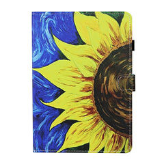 Coloured Drawing Stitching Horizontal Flip Leather Case with Holder & Card Slot & Sleep / Wake-up Function, For iPad mini 2024 / mini 6