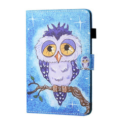 Coloured Drawing Stitching Horizontal Flip Leather Case with Holder & Card Slot & Sleep / Wake-up Function, For iPad mini 2024 / mini 6