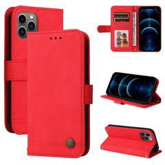 Skin Feel Life Tree Metal Button Horizontal Flip Leather Case with Holder & Card Slot & Wallet & Photo Frame & Strap, For iPhone 11 Pro, For iPhone 11 Pro Max, For iPhone SE 2022 / SE 2020 / 8 / 7, For iPhone 8 Plus / 7 Plus