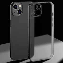 Electroplated Edge Frosted TPU Shockproof Case, For iPhone 13 Pro Max