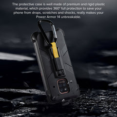Ulefone Multifunctional TPU + PC Protective Case with Back Clip & Carabiner, For Ulefone Power Armor 14