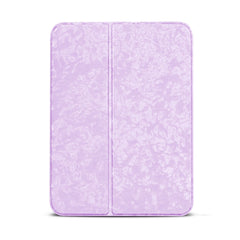Shell Texture Dual-Fold Smart Leather Tablet Case, For iPad mini 6 / mini 2024