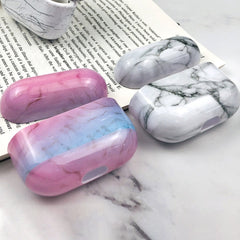 For AirPods Pro Marble Water Sticker Wireless Earphone Protective Case, For AirPods Pro