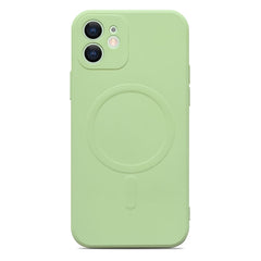 Liquid Silicone Full Coverage Magsafe Phone Case, For iPhone 12 mini, For iPhone 12, For iPhone 12 Pro