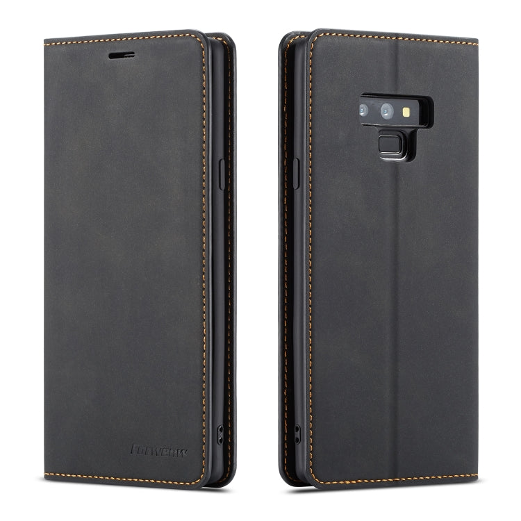 Forwenw Dream Series Oil Edge Strong Magnetism Horizontal Flip Leather Case with Holder & Card Slots & Wallet & Photo Frame, For Galaxy Note9, For Galaxy Note10, For Galaxy Note10+, For Galaxy S8, For Galaxy S8+, For Galaxy S9