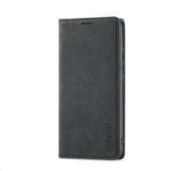LC.IMEEKE Strong Magnetism Matte TPU + PU Leather Case, For Samsung Galaxy A32 4G
