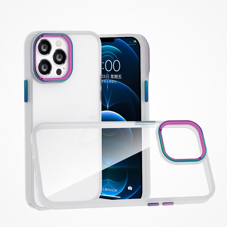 Colorful Metal Lens Ring Phone Case, For iPhone 13 mini, For iPhone 13, For iPhone 13 Pro