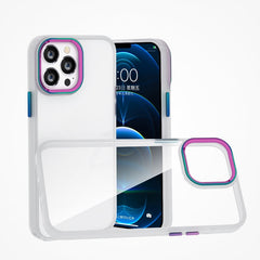 Colorful Metal Lens Ring Phone Case, For iPhone 13 mini, For iPhone 13, For iPhone 13 Pro