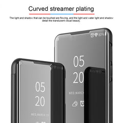 Plated Mirror Horizontal Flip Leather Case with Holder, For Galaxy S20+, For Galaxy S20 Ultra, For Galaxy S20