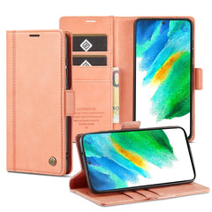 LC.IMEEKE PU + TPU Skin-friendly Feeling Leather Phone Case, For Samsung Galaxy S22+ 5G