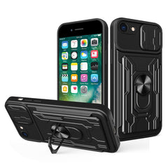Sliding Camshield Card Phone Case, For iPhone 7 / 8 / SE 2022 / SE 2020, For iPhone 7 Plus / 8 Plus
