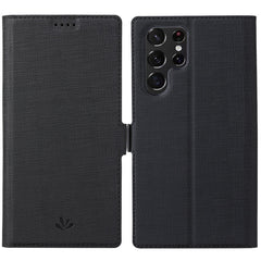 ViLi K Series Magnetic Buckle Leather Phone Case, For Samsung Galaxy S22 Ultra 5G