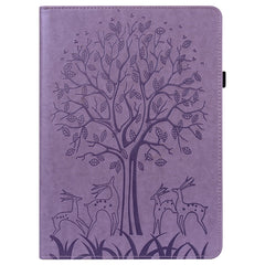 Tree & Deer Pattern Pressed Printing Leather Tablet Case, For OPPO Pad 11 inch, For OPPO Realme Pad 10.4 inch, For Huawei MatePad T 10s 10.1 inch / T 10 9.7 inch, For Lenovo Legion Y700