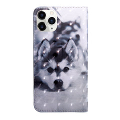 3D Painting Pattern Coloured Drawing Leather Phone Case, For iPhone 13 Pro Max, For iPhone 13 Pro