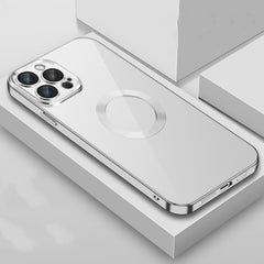 9D Electroplated Edge Len Film Clear PC + TPU Shockproof Case, For iPhone 11, For iPhone 11 Pro Max, For iPhone 12