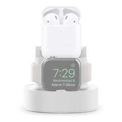 A001 3 In 1 Silicone Charging Holder for iPhone / iWatch / AirPods