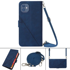 Crossbody 3D Embossed Flip Leather Phone Case, For iPhone 11, For iPhone 11 Pro, For iPhone 11 Pro Max, For iPhone X / XS