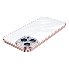 SULADA Diamond Lens Protector Plated Frosted Case, For iPhone 12 Pro Max, For iPhone 11, For iPhone 11 Pro Max