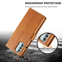 LC.IMEEKE Calf Texture Leather Phone Case, For Samsung Galaxy M23 5G/F23 5G