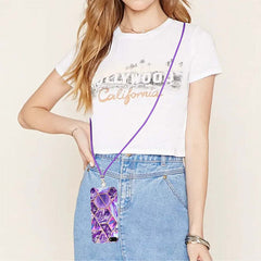 Electroplating Splicing Marble TPU Phone Case with Lanyard, For iPhone SE 2022 / SE 2020 / 8 / 7
