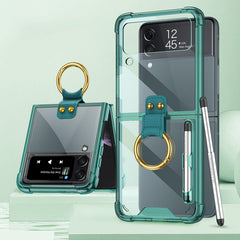 GKK Shockproof Airbag Phone Case with Ring Holder & Stylus Pen, with Stylus Pen