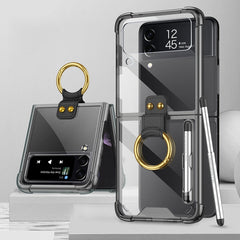 GKK Shockproof Airbag Phone Case with Ring Holder & Stylus Pen, with Stylus Pen