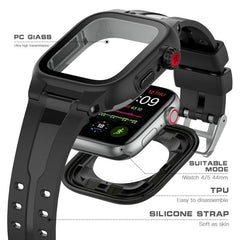 RedPepper TPU + PC + Silicone Waterproof Watch Case For Apple Watch Series 9 / 8 / 7 41mm, For Apple Watch Series 9 / 8 / 7 45mm