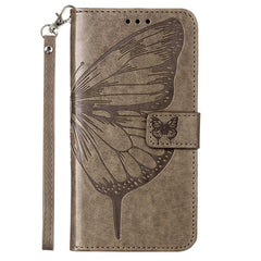 Embossed Butterfly Leather Phone Case, For iPhone 14, For iPhone 14 Plus, For iPhone 14 Pro
