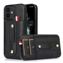 Wristband Kickstand Wallet Leather Phone Case, For iPhone 12 mini, For iPhone 12 / 12 Pro, For iPhone 12 Pro Max, For iPhone 11
