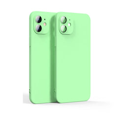Lens Glass Film Liquid State Phone Case, For iPhone 12, For iPhone 12 Pro, For iPhone 11 Pro