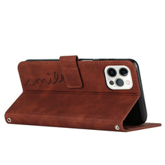 Skin Feel Heart Pattern Leather Phone Case, For iPhone 12 Pro Max, For iPhone 11, For iPhone 11 Pro, For iPhone 11 Pro Max