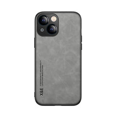 Skin Feel Magnetic Leather Back Phone Case, For iPhone 13 mini, For iPhone 13, For iPhone 13 Pro, For iPhone 13 Pro Max, For iPhone 12 mini, For iPhone 12