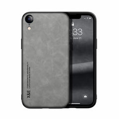 Skin Feel Magnetic Leather Back Phone Case, For iPhone XR, For iPhone XS Max, For iPhone SE 2022 / SE 2020 / 7 / 8, For iPhone 7 Plus / 8 Plus