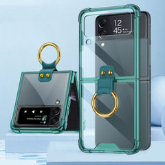 GKK Airbag Protective Phone Case with Ring, For Samsung Galaxy Z Flip4