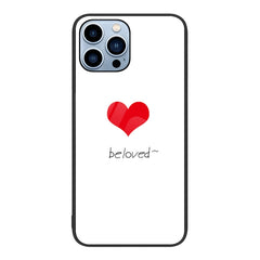 Colorful Painted Glass Phone Case, For iPhone 14 Pro