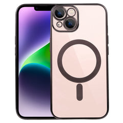 MagSafe Electroplating Straight TPU Phone Case, For iPhone 14, For iPhone 14 Plus