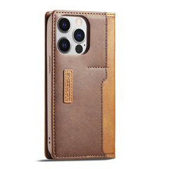 LC.IMEEKE LC-001 Color Matching Frosted Leather Phone Case, For iPhone 14 Pro Max