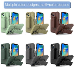 Explorer Series Back Clip Holder PC Phone Case, For iPhone 14 Pro Max