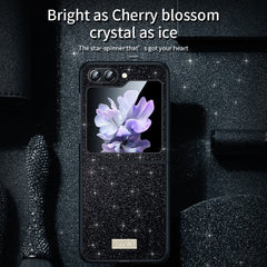 SULADA Shockproof TPU + Handmade Leather Phone Case, For Samsung Galaxy Z Flip5, For Samsung Galaxy Z Flip4